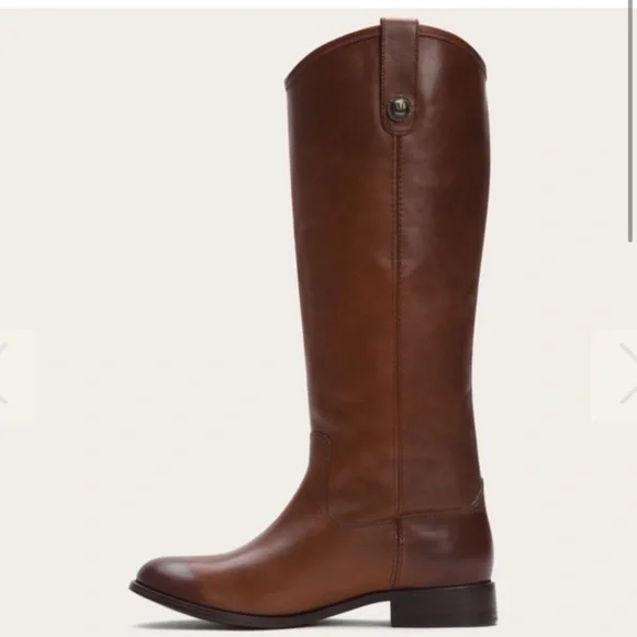 FRYE “Mellissa” Whiskey Leather Boots 5 - Picture 4 of 11